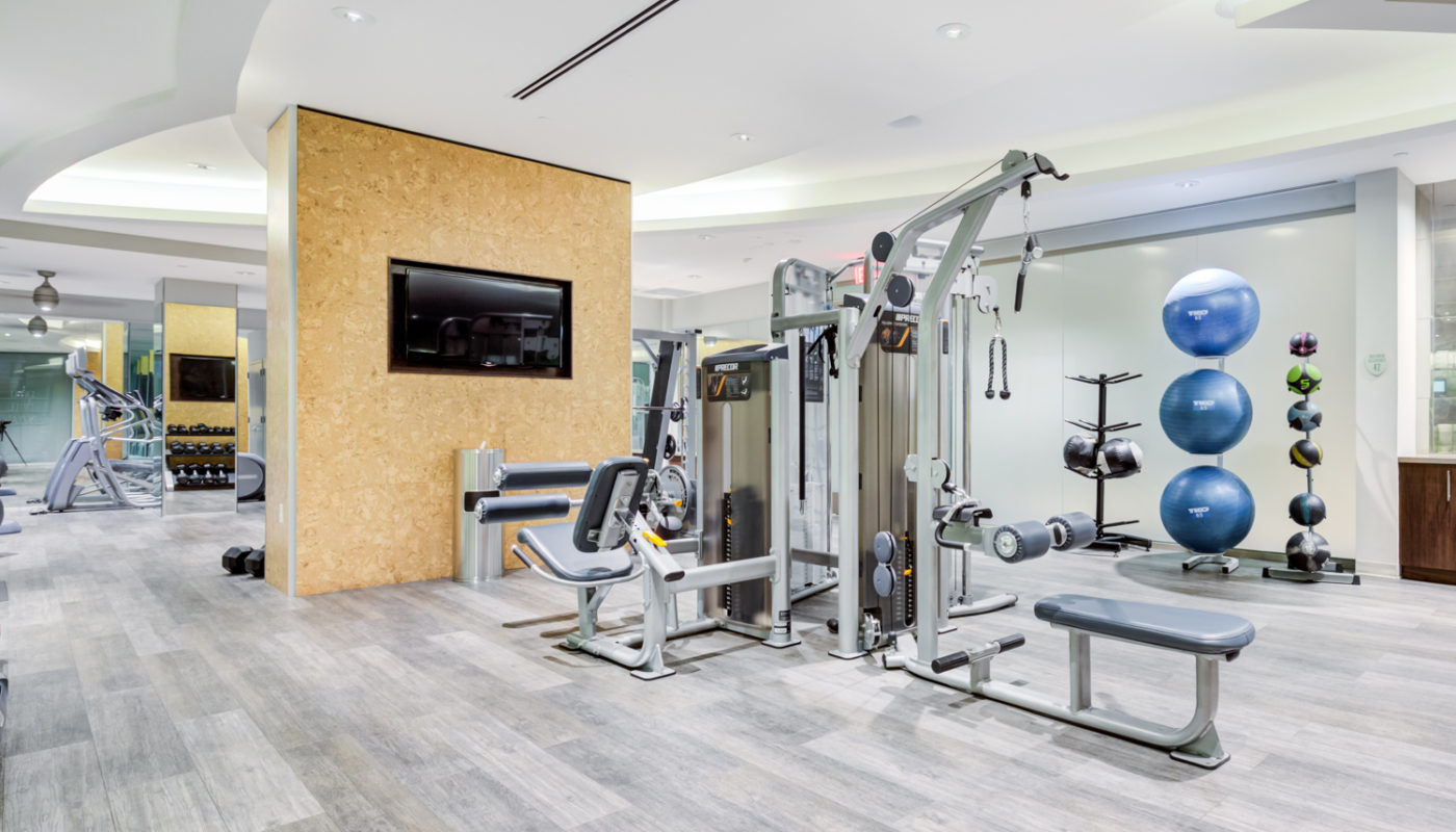 fitness center equipment tellus apartments arlington VA