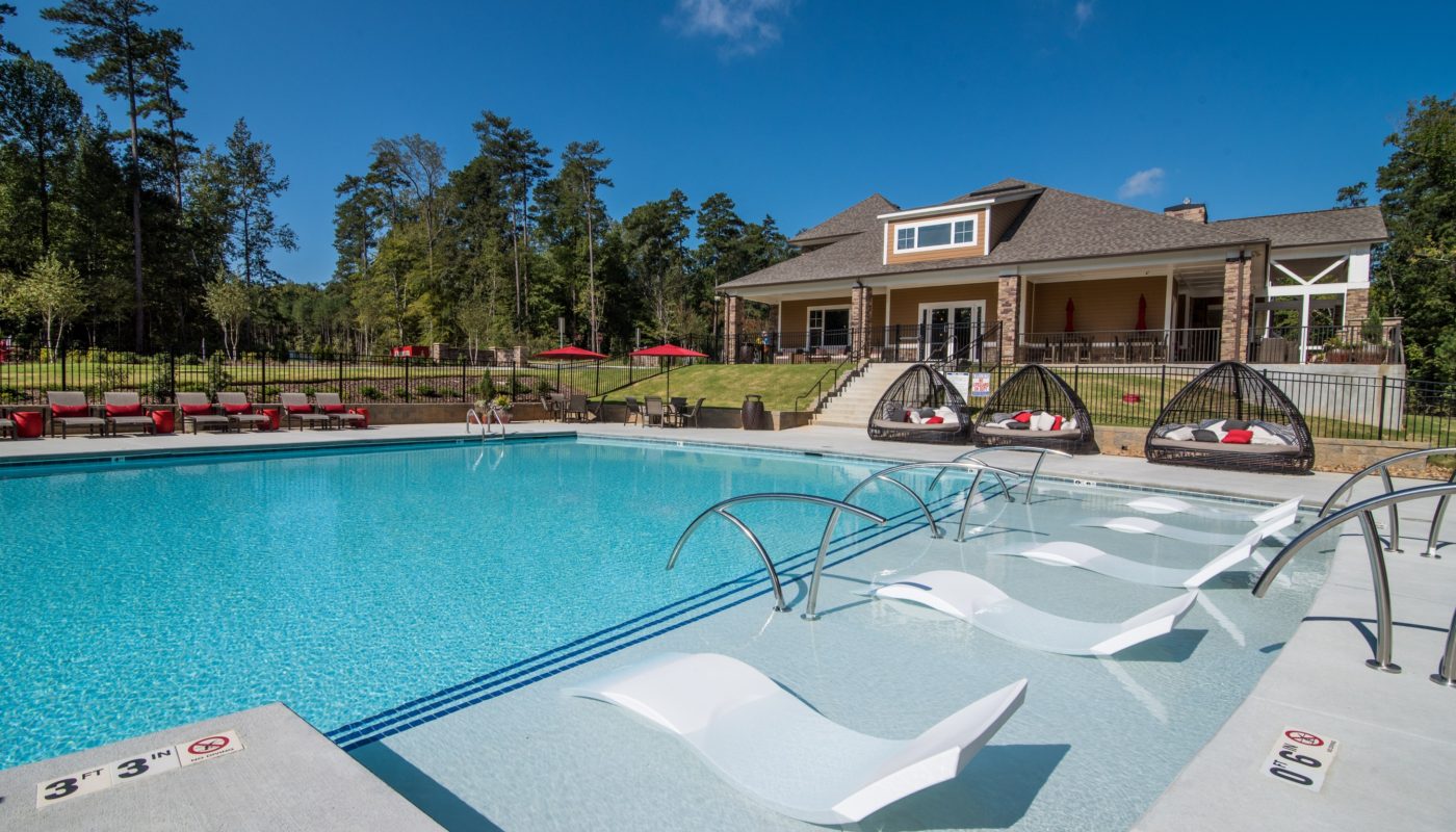 Lodge at Croasdaile Farm Pool area